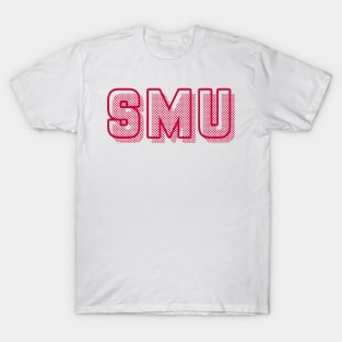 SMU Logo Dots Red T-Shirt